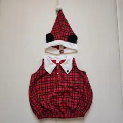 ベビー服 サンタコスチューム ミッキーマウス