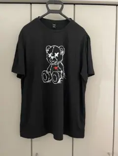 SHEIN ブラック テディベア Tシャツ XXL くまちゃんプリント新品未使用