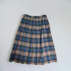 THE SCOTCH HOUSE プリーツチェックスカートのサムネイル