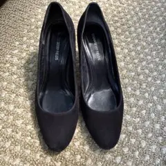 5センチヒール　STRAWBERRY FIELDS 黒スエードパンプス