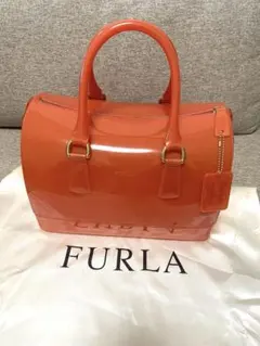 FURLA オレンジ キャンディバッグ