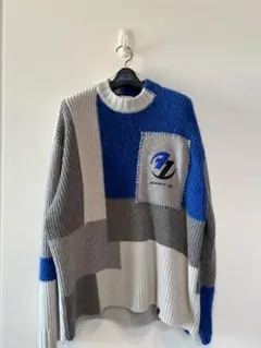 タグ付き新品未使用‼️ADERERROR グレーニットセーター グレー（灰色）系 ADERERROR(アーダーエラー) ニット・セーター(メンズ