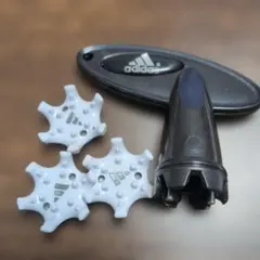 adidas ゴルフシューズ用 スパイク鋲 3個　レンチセット