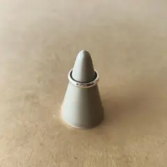 SILVER925 甲丸リング キュービックジルコニア 6号