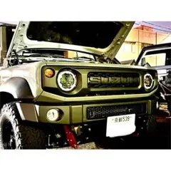 ランクルタイプ！ジムニー用ヘッドライト　ja11 ja12 ja22 ランクルタイプ！ジムニー用ヘッドライト ja11 ja12 ja22 - メルカリ