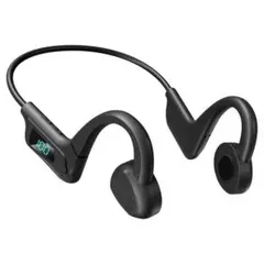 DAILYLIVE 骨伝導 bluetooth イヤホン マイク付き ブラック