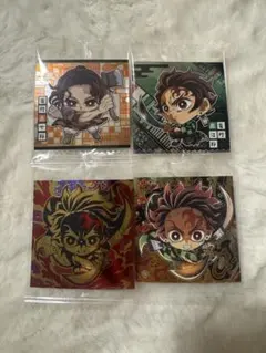 にふぉるめーしょん 鬼滅の刃　ウエハース 其ノ十三、其ノ十四　4枚セット