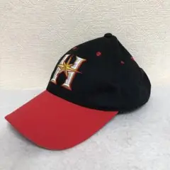 日ハム ファイターズ キャップ 旧ロゴ フリーサイズ　赤　帽子