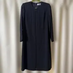 Soir Perle 黒 長袖 ブラックフォーマル　11号　 L