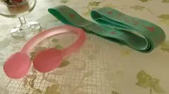 (新品未使用)ピンク(伸びるゴム)トレーニング器具とトレーニングゴム製品