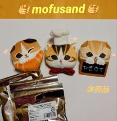 mofusand もふもふベーカリー おかおぬいぐるみバッジ ノベルティ