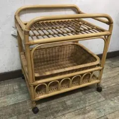 未使用保管品　折りたたみ式 お茶のみワゴン　アンティーク　レトロ　昭和 2025年最新】昭和レトロ ワゴンの人気アイテム - メルカリ