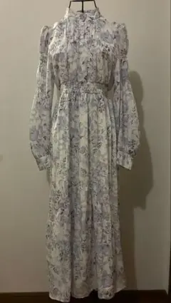 リリアンカラット ワンピース フレア 花柄