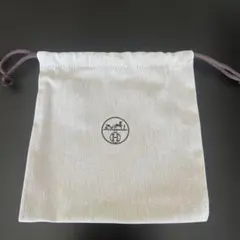 エルメス　保存袋巾着袋　約21×21