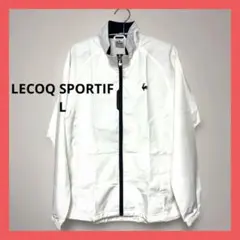 LECOQ SPORTIF ホワイト スポーツ ジャケット ゴルフ　ポーチ付き