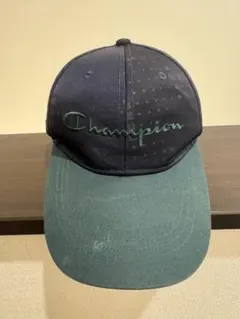 Champion キャップ ネイビー グリーン