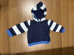 babyGap フード付きストライプパーカー 80