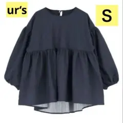 ur's ふくれジャガードギャザーフレアトップス　keityさんコラボ　ユアーズ
