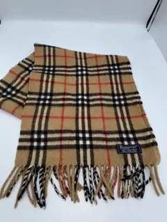 Burberry's カシミヤ チェックマフラー