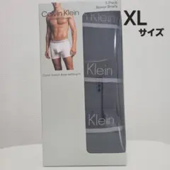【新品】カルバンクライン ボクサーパンツ XLサイズ 黒 3枚組