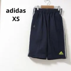 【adidas】アディダス XS ハーフパンツ スポーツウェア トレーニング 紺