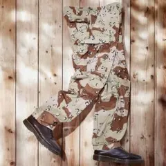 07M077◯90s U.S.ARMY 米軍 デザートカモ カーゴパンツ M-Lのサムネイル