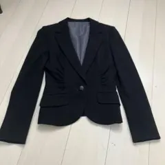 クリーニング済み　アールユー　ジャケット　0 XS 黒ジャケットのサムネイル