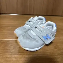 new balance ベビー スニーカー グレー/ブルー