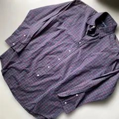 Ralph Lauren Blake 長袖シャツ ネイビー/レッドチェック