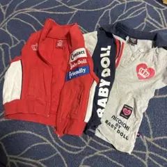 BABY DOLL ベストとポロシャツセット