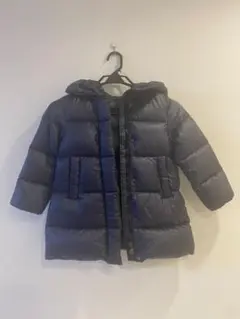 モンクレール 6歳用 ネイビー フード付き ダウンコート