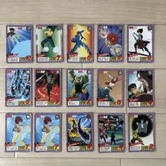幽遊白書 スーパーバトルカード カードダス15枚♪