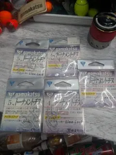 がまかつ　トーナメントチヌ　釣り針　5個セット