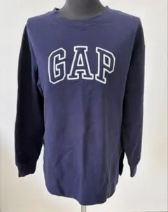 GAP ネイビー ロゴ入り トレーナー スウェット