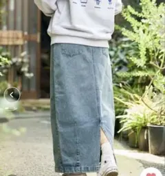 freak's store カーヴィーデニムロングスカート