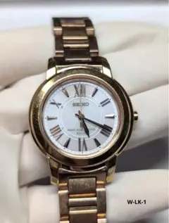 SEIKO ルキア 電波ソーラー 3B21 ピンクゴールド ローマ数字 稼働品のサムネイル