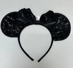 ディズニー　ミニーレースカチューシャ