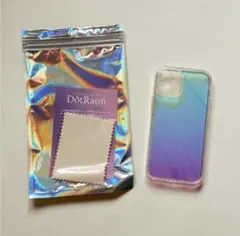 iPhone12mini用スマホケース　オーロラ