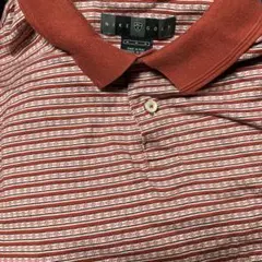 NIKE GOLF 赤白ストライプ ポロシャツ M
