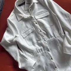 ZARA シャツワンピ