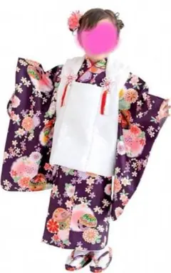 七五三 着物 セット KYOETSU　キョウエツ　3歳　セット　女の子　紫