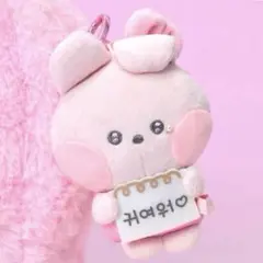 BT21 minini ぬいぐるみキーリング RIBBONED YOU クッキー