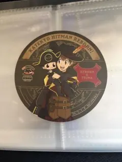 沢田綱吉 ＆ リボーン　アニメイトカフェ　コースター　特典　リボーン　アニカフェ