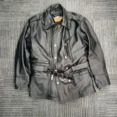 希少 ハーレーダビッドソン 本革 ライダースジャケット フリンジ XL 