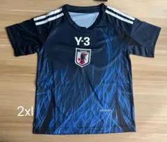 Y-3 2XL ジャージ 青い炎デザイン