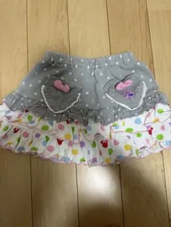 ディズニー　スカート　ミニー　ディズニーリゾート　女の子　100cm