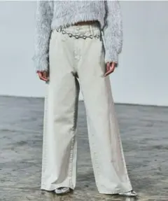 PAGEBOY ページボーイ クラシック デニムパンツ ワイドパンツ 04(L)
