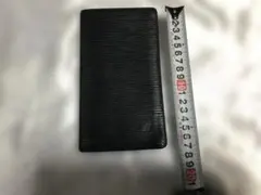 ルイ・ヴィトン　エピ　ブラック 長財布 約20cm　札入れマチ付き