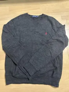 Polo Ralph Lauren 美品 ダークグレー トレーナーS