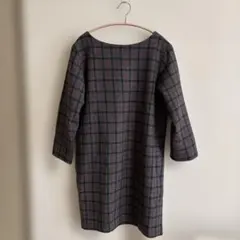 Anatelier チェック柄 ワンピース 36